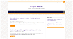 Desktop Screenshot of couponwebsite.org