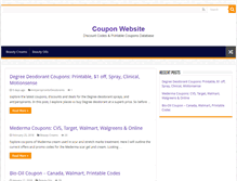 Tablet Screenshot of couponwebsite.org